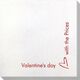 Corner Text with Mon Cherie Heart Design Bamboo Luxe Napkins Image 2 of 2